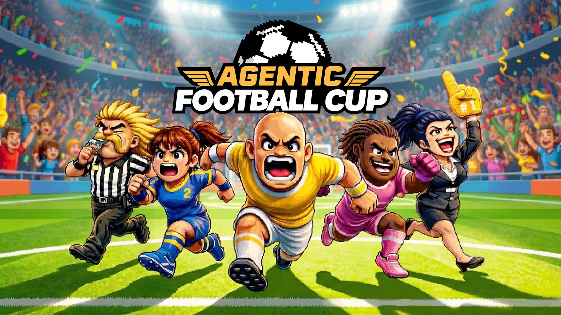 Agentic Football Cup official key art