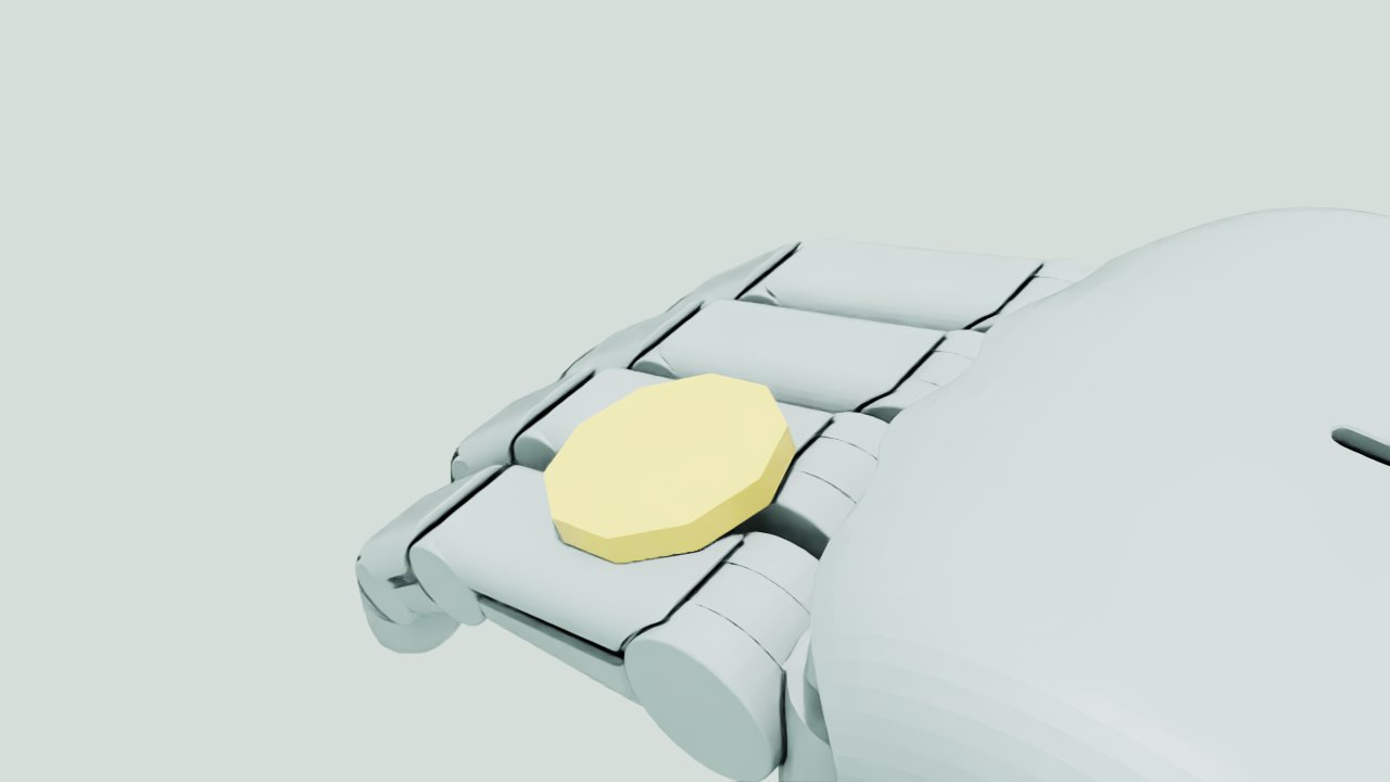 The WebUI scene preview: after changing the ball size, look at the placement before deciding whether to train