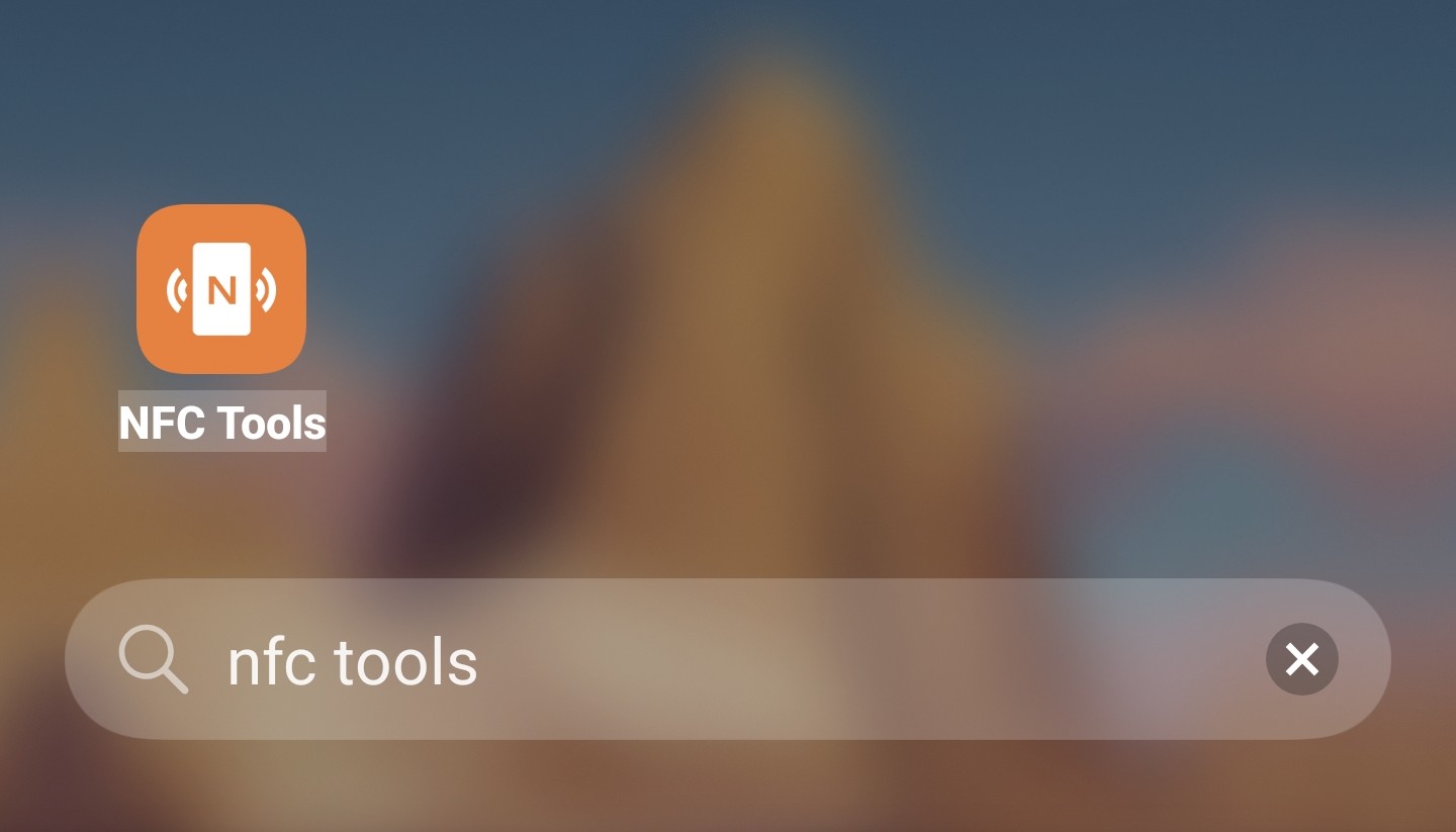 在 iOS 上搜索 NFC Tools